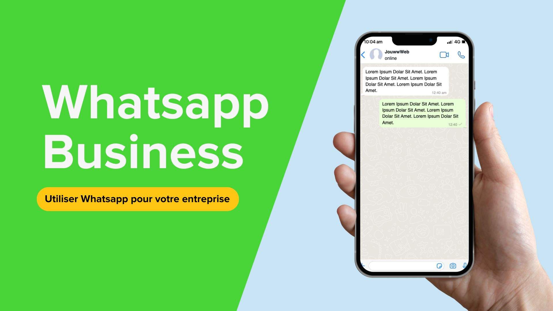 Whatsapp Business entreprise